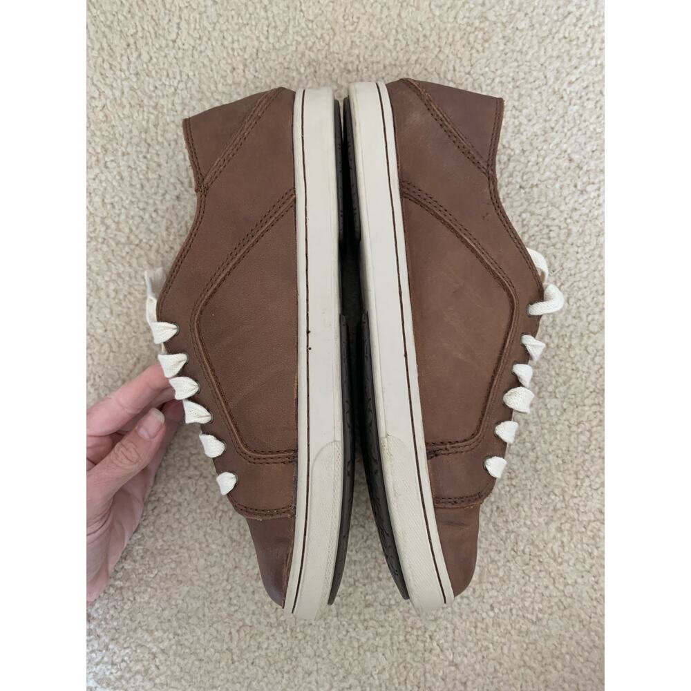 Olukai Women’s brown leather shoes sneakers 6.5 EUC - Picture 3 of 9